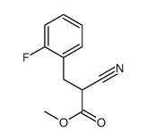 methyl 2-cyano-3-(2-fluorophenyl)propanoate structure
