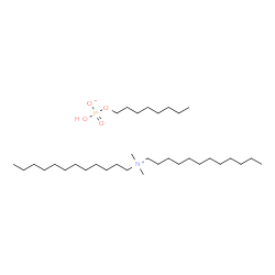 didodecyldimethylammonium isooctyl hydrogen phosphate Structure