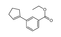 ethyl 3-(cyclopenten-1-yl)benzoate结构式