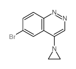 4-(1-Aziridinyl)-6-bromocinnoline Structure