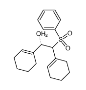 1,2-di(cyclohex-1-en-1-yl)-2-(phenylsulfonyl)ethanol Structure