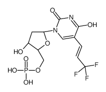 5-(3,3,3-trifluoro-1-propenyl)-2'-deoxyuridylate结构式