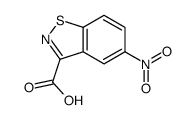 5-nitro-1,2-benzothiazole-3-carboxylic acid Structure
