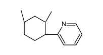 2-[(1S,2R,4R)-2,4-dimethylcyclohexyl]pyridine结构式