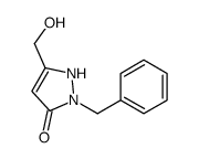 5-羟基-1-(苯基甲基)-1H-吡唑-3-甲醇结构式