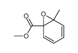 1,6-epoxy-6-methyl-cyclohexa-2,4-dienecarboxylic acid methyl ester结构式