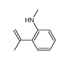 N-methyl-2-(1-methylethenyl)benzenamine结构式