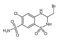 3-Des(allylthio)Methyl-3-bromomethyl Althiazide结构式