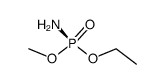 (-)-(S)-O-ethyl O-methyl phosphoramidothioate Structure