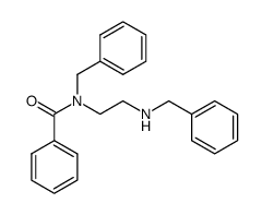 N-Benzoyl-N,N'-dibenzylethylendiamin结构式
