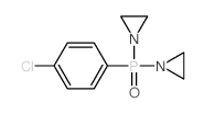 1-[aziridin-1-yl-(4-chlorophenyl)phosphoryl]aziridine Structure