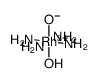 trans-{Rh(NH3)4(OH)(H2O)}(2+) Structure