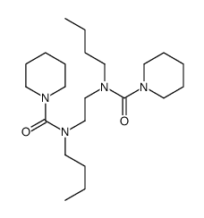 N,N'-Ethylenebis(N-butyl-1-piperidinecarboxamide)结构式