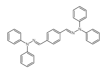 1,4-Benzenedicarboxaldehyde,1,4-di-2,2-diphenylhydrazone structure