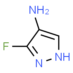 1H-Pyrazol-4-amine,3-fluoro-(9CI)结构式