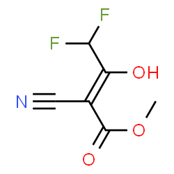 2-Butenoic acid,2-cyano-4,4-difluoro-3-hydroxy-,methyl ester picture