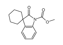 methyl 2'-oxospiro[cyclohexane-1,3'-indoline]-1'-carboxylate结构式
