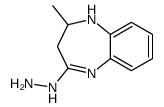 (2-methyl-2,3-dihydro-1H-1,5-benzodiazepin-4-yl)hydrazine结构式