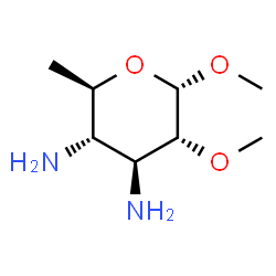 alpha-D-Glucopyranoside,methyl3,4-diamino-3,4,6-trideoxy-2-O-methyl-(9CI)结构式