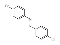 (4-bromophenyl)-(4-chlorophenyl)diazene结构式