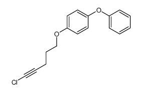 1-(5-chloropent-4-ynoxy)-4-phenoxybenzene结构式