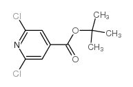 2,6-二氯吡啶-4-甲酸叔丁酯结构式