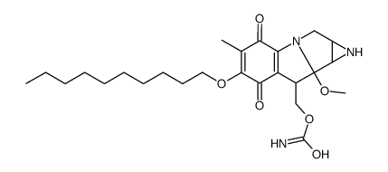 7-Decyloxy-7-demethoxymitomycin A结构式