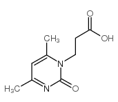 3-(4,6-二甲基-2-氧代-2H-嘧啶-1-基)-丙酸结构式