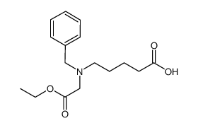 5-(benzyl-ethoxycarbonylmethyl-amino)-pentanoic acid结构式