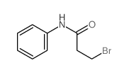 3-bromo-N-phenyl-propanamide structure