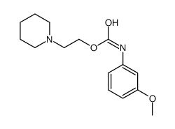 (3-Methoxyphenyl)carbamic acid 2-piperidinoethyl ester picture