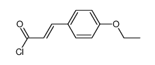 (2E)-3-(4-ethoxyphenyl)acryloyl chloride structure