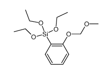 2-(triethoxysilyl)methoxymethoxybenzene Structure