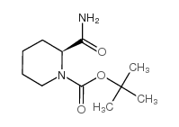 (s)-1-n-boc-piperidine-2-carboxamide structure