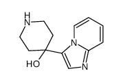 4-imidazo[1,2-a]pyridin-3-ylpiperidin-4-ol Structure