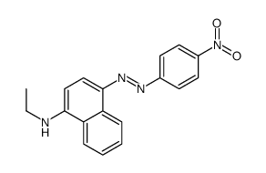 N-ethyl-4-[(4-nitrophenyl)diazenyl]naphthalen-1-amine结构式