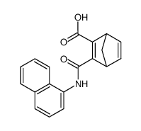 3-(1-naphthylcarbamoyl)norbornadiene-2-carboxylic acid结构式