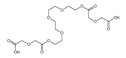 2-[2-[2-[2-[2-[2-[2-(carboxymethoxy)acetyl]oxyethoxy]ethoxy]ethoxy]ethoxy]-2-oxoethoxy]acetic acid Structure
