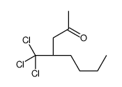 (4R)-4-(trichloromethyl)octan-2-one Structure