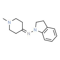 1H-Indol-1-amine,2,3-dihydro-N-(1-methyl-4-piperidinylidene)-(9CI) picture