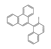 9-(2-methyl-1-naphthyl)phenanthrene结构式