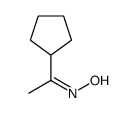 (1Z)-1-Cyclopentyl-N-hydroxyethanimine结构式