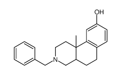 9-Hydroxy-10-methyl-3-benzyl-1,2,3,4,4a,5,6,10b-octahydrobenzo(f)isochinolin Structure