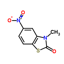 2(3H)-Benzothiazolone,3-methyl-5-nitro-(9CI) Structure