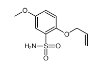 5-methoxy-2-prop-2-enoxybenzenesulfonamide Structure