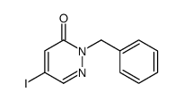 2-苄基-5-碘哒嗪-3-酮结构式