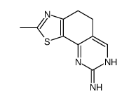 2-methyl-4,5-dihydro-[1,3]thiazolo[4,5-h]quinazolin-8-amine结构式