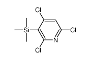 2,4,6-Trichloro-3-(trimethylsilyl)pyridine Structure