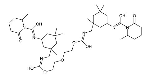 oxydiethylene bis[[[1,3,3-trimethyl-5-[[(2-methyl-6-oxo-1-piperidyl)carbonyl]amino]cyclohexyl]methyl]carbamate]结构式