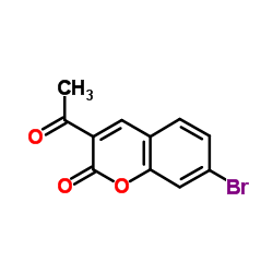 3-Acetyl-7-bromo-2H-chromen-2-one structure